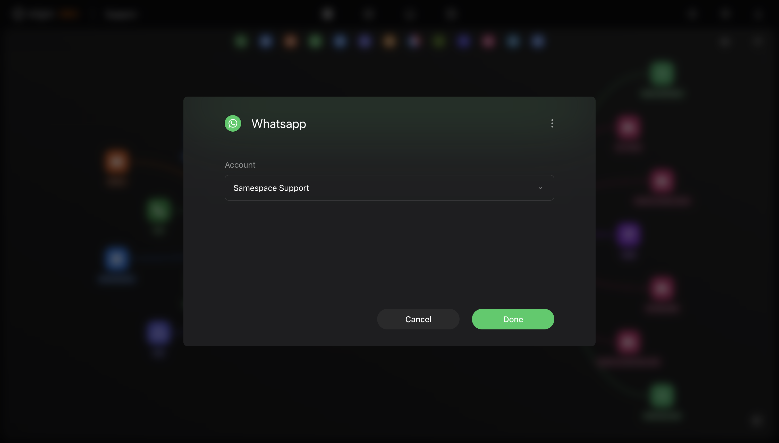 Origon Studio workspace showing drag-and-drop interface for configuring AI system structure, agents, channels, and execution capabilities